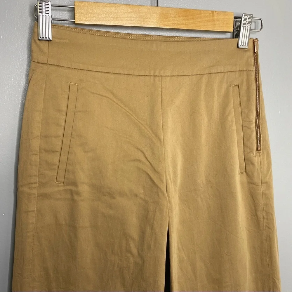 KIT AND ACE Tan Sienna Buoy-O-Boy Wide Leg Trousers